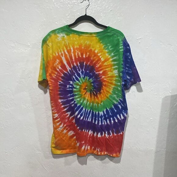 Tie-Dye T-Shirt and headband size 2XL but runs Small - Picture 2 of 5